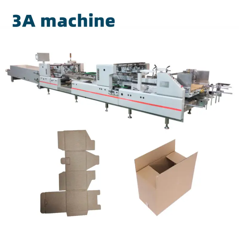 CQT-1300 машина для оклеивания гофрированных коробок, автоматическая машина для склеивания угловых папок 4 6 поставщиков, папки и склеивания