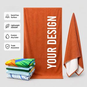 Vente directe d'usine, serviette de plage sans sable personnalisée 300 g/m² - Product Image 1