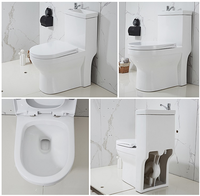 Tout Nouveau Design d'Usine Salle de Bain Céramique WC Monobloc avec Lave-Mains