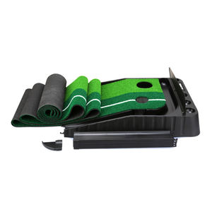 Golf Putting <span class=keywords><strong>Green</strong></span> con Auto Ball Return Golf Practice Mat Training Aid - Product Image 6