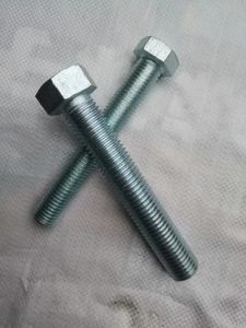 Baut segi enam HDG Grade 5 baut galvanis celup panas baut baja kepala Hex hitam berlapis seng - Product Image 6