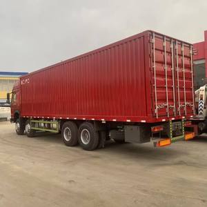 Gebrauchte schwere LKW HOWO Muldenkipper 8x4 Fracht transport fahrzeug 9,6 Meter Container Fracht fahrzeug - Product Image 5