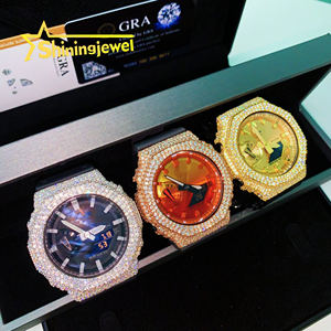 Moissanite GA2100 Buss Down Watch Bezel Collection Custom Made Buss Down Watch Case Band Hip Hop - Product Image 5