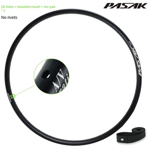 Jantes de vélo de montagne PASAK en alliage d'aluminium avec frein à disque 26/27,5/29 pouces 32 mm de large XC légères <span class=keywords><strong>DP27</strong></span> 28 trous 32H - Product Image 3