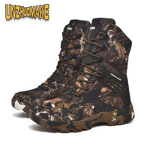 <span class=keywords><strong>Bottes</strong></span> Hautes Imperméables <span class=keywords><strong>Chaudes</strong></span> de Randonnée, Camouflage Léger, Combat Tactique pour Camping, Pêche, <span class=keywords><strong>Chasse</strong></span> en Extérieur - Product Image 1