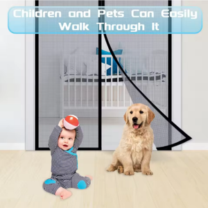 ม่านกันยุงแบบทันสมัยสำหรับฤดูร้อนติดตั้งง่ายหน้าต่างประตูแม่เหล็กในบ้านหน้าจอไม่จำเป็นต้องเจาะ<span class=keywords><strong>ติด</strong></span>ทนทาน - Product Image 3