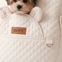 Sac à dos de transport pour animaux de compagnie, matelassé, écologique, confort nuage, tissu doux, sac de voyage pour chien et chat, extérieur, petits animaux, capacité 10 kg