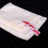 Sac d'emballage pour poissons vivants de qualité alimentaire sur mesure, thermoscellable, gonflable, transparent, avec poignée, pour fruits de mer frais