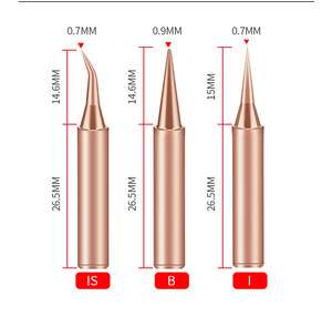 Pointes de fer à souder en cuivre pur sans plomb de haute qualité Weller pour la soudure DIY de PCB, de téléphones, de composants SMD et BGA – Performances optimales - Product Image 3