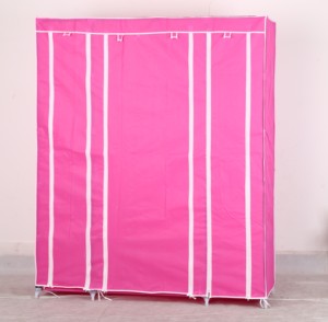 Thiết Kế Thời Trang Đơn Giản Gấp Đơn Giản Thực Tế Tủ Quần Áo Thời Trang Phong Cách Không-Dệt Vải Phòng Ngủ Tủ Quần Áo - Product Image 3