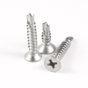Fabricant de vis en acier inoxydable 304, vis en <span class=keywords><strong>aluminium</strong></span> à tête plate, vis auto-perforantes de bonne qualité - Product Image 4