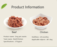 Poulet bœuf thon chat chien chien en conserve pet nourriture humide usine 100% nourriture humide