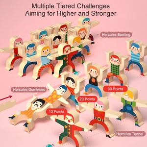 Çocuklar eğitici oyuncak kişi yığılmış yüksek denge blokları ebeveyn-çocuk interaktif erken eğitim masa yığını yüksek 3-6 yıl - Product Image 4