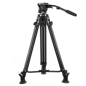 <span class=keywords><strong>E</strong></span>-<span class=keywords><strong>IMAGE</strong></span> EK630 professionnel 66 pouces 75mm 170cm bol taille caméra vidéo fluide tête LED anneau lumière trépied - Product Image 2