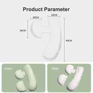 <span class=keywords><strong>Meilleur</strong></span> <span class=keywords><strong>oreiller</strong></span> de <span class=keywords><strong>grossesse</strong></span> avec housse de refroidissement réglable et amovible, oreillers de maternité soutien et confort pour les mères qui dorment - Product Image 3