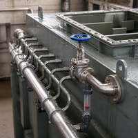 Réservoir d'eau modulaire en acier inoxydable, système d'alimentation en eau à pression constante et fréquence variable, 5000 L/heure