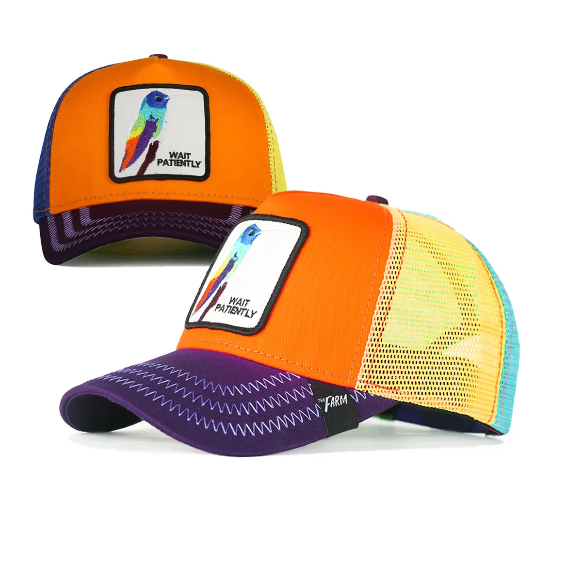 Шляпы оптом, высококачественные сетчатые кепки для дальнобойщика, модные спортивные кепки, 5 панелей, 3D вышивка, кепки для животных