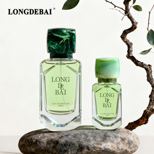 Botellas de Perfume Vacías de Vidrio Transparente de Diseño Irregular de Lujo de 30 ml, 50 ml y 100 ml con Tapa de Plástico - Product Image 5