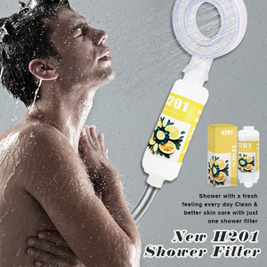 ZS Logo privé vitamine C pommeau <span class=keywords><strong>de</strong></span> douche filtre aromathérapie éliminer le chlore et les impuretés <span class=keywords><strong>eau</strong></span> <span class=keywords><strong>de</strong></span> douche filtrée <span class=keywords><strong>pour</strong></span> <span class=keywords><strong>la</strong></span> <span class=keywords><strong>peau</strong></span> et les cheveux - Product Image 1