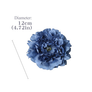 Cabezas de Flores de Peonía Artificiales Lichao, de Seda, Realistas, para Decoración de Bodas, Accesorios de Fotografía para Exteriores, Decoración del Hogar, Tamaño Grande - Product Image 5
