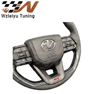 Volant de course en fibre de carbone, assemblage complet, compatible avec plusieurs modèles Toyota : LC Hilux, Crown, Land Cruiser, Alphard - Product Image 4