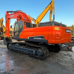 Excavadora de cadenas Doosan 340 DX340LC de 38 toneladas, maquinaria usada para movimiento de tierras, importada de China con motor y PLC, modelo 2023. - Product Image 1