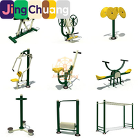 Equipo de Fitness para Exteriores: Barras Paralelas Individuales para Parques Comunitarios, Plazas y Caminos Rurales