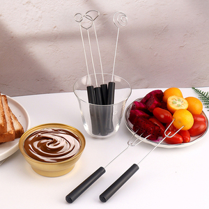 Tenedores de <span class=keywords><strong>Chocolate</strong></span> de Acero Inoxidable 304, Creativos para Fondue de Queso, Frutas, Bombones, Trufas y Chocolates Artesanales - Product Image 4