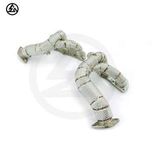 Disponibile Subito: Collettori <span class=keywords><strong>di</strong></span> <span class=keywords><strong>Scarico</strong></span> CSZ <span class=keywords><strong>di</strong></span> Alta Qualità in Acciaio Inox 304 per Porsche 981 2.7L 3.4L con Scudo Termico - Product Image 4