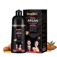Starplex Professional Marok kanis ches Arganöl Temporäres Instant Natural Black Haarfarbe Shampoo