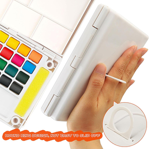 Venta Directa de Juego de Pinturas de Acuarela Sólida de 18 Colores con Dos Pinceles - Product Image 2