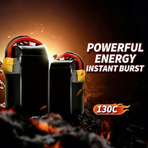 Batería de Litio de Estado Sólido de 200 Ciclos de Larga Duración, 100C, 7.4V, 450mAh, 2S para Drones de Carreras y Quadcopters RC - Product Image 4