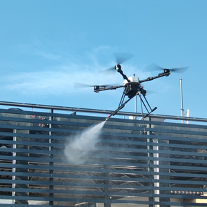 JIUSI D15R Building Clean <b>Dron</b> Cleaning <b>Dron</b> for House Roof Facade Glass Solar Panel Cleaning and Flight Height up to 120m - Product Image 1