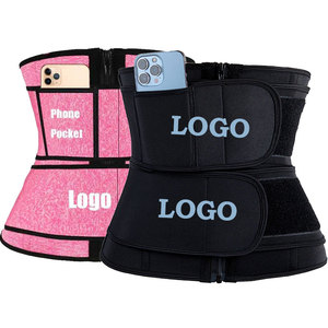 Cinta Modeladora de Neoprene Feminina Plus Size ATBUTY com 2 Alças e Bolso para Celular – Queimador de Gordura e Redutor de Cintura - Product Image 2