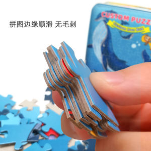 Vente en gros de <span class=keywords><strong>puzzle</strong></span> 500 pièces imprimé sur mesure OEM usine <span class=keywords><strong>pas</strong></span> <span class=keywords><strong>cher</strong></span> aggloméré enfants <span class=keywords><strong>puzzle</strong></span> éducatif adulte baleine puzzles - Product Image 6