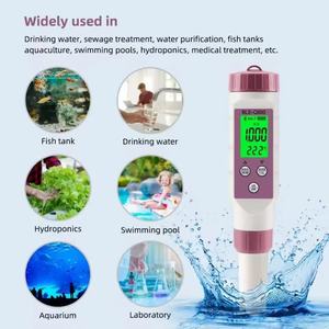 เครื่องวัดคุณภาพน้ำ 7 in 1 PH/EC/TDS/ความเค็ม/S.G/อุณหภูมิ/ORP สำหรับสระว่ายน้ำและตู้ปลา ความแม่นยำสูง 0.5pH - Product Image 6