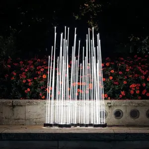 RGB Acrylic led reed light for home villas decoration 15bars/set