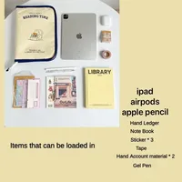 Tas Tablet Kartun untuk iPad Pro Air 9-11 12.9 13 Inch, Pelindung Anti Guncangan dengan Ritsleting