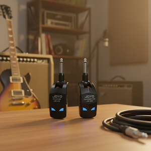 Système de haut-parleurs de guitare sans fil professionnel JOYO JW-03, émetteur et récepteur rechargeables 2,4 G pour la pratique et les performances sur scène - Product Image 1