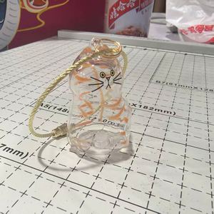 Dog & <b>Cat</b> Hair Storage PVC Cartoon Keychain Animal Design Dust-proof Waterproof Hair Ball Capsule Pendant Decoration - Product Image 4