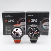 Reloj Inteligente DM58 con Pantalla AMOLED, Rastreador de Actividad Física Android, GPS, Brújula, Monitorización del Sueño, Despertador, Carga Magnética, Correa de Gel de Sílice