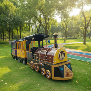 Tren Mini Eléctrico sin Rieles a Batería para Atracciones y Recorridos Turísticos en Centros Comerciales y Parques Temáticos - Product Image 5