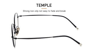 نظارات بنصف تيتانيوم بإطار بصري حرفي عالي الجودة بتصميم قابل للتعديل ولتناسب حسب الطلب - Product Image 4