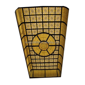 Decoración y Iluminación de Techo con Vidrio Tiffany para Interiores, Personalizada, Suministro de Fábrica China, para Bares, Salones, Villas, Hoteles, Iglesias - Product Image 6