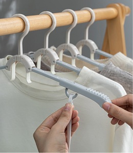 <strong>Multi</strong> Functional Travel Folding Clothes <strong>Hanger</strong> Storage Clothes <strong>Hanger</strong> Portable Travel Artifact Home Clothes Support <strong>Hanger</strong> - Product Image 4