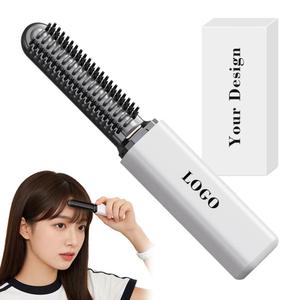 Plancha de Pelo Inalámbrica 0728, Diseño Inalámbrico de 800 mAh, Calentamiento Rápido en 30 Segundos, 180 Grados para Volumen y Peinado - Product Image 3