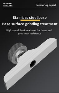 हेंगलींग उच्च-परिशुद्धता यांत्रिक गहराई डायल सूचक गेज <span class=keywords><strong>0</strong></span>-30 मिमी <span class=keywords><strong>0</strong></span>.01 मिमी स्टेनलेस स्टील सुई प्रकार सहायक - Product Image 2