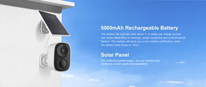 TUYA CB54-Y Dual-Band <strong>WiFi</strong> &amp; 4G Sim Card Solar Security Camera Outdoor Bullet <strong>CCTV</strong> with Night Vision Function - Product Image 5