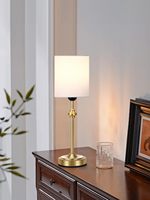 TSINYE Lampe de table moderne rechargeable en laiton doré pour restaurant Luminaires sans fil à led Lampe de table à led