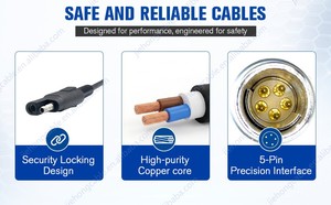 Cable de datos para estación total GR3 GR5 <span class=keywords><strong>GPS</strong></span>, fuente de alimentación A00302, 34 cm - Product Image 5